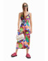 DESIGUAL Rochie dreapta cu model floral - Pled.ro