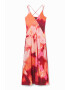 DESIGUAL Rochie evazata cu imprimeu abstract - Pled.ro