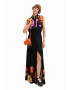 DESIGUAL Rochie maxi stratificata cu talie elastica - Pled.ro