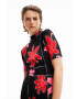 DESIGUAL Rochie midi cu imprimeu floral - Pled.ro