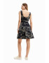 DESIGUAL Rochie mini cu imprimeu abstract - Pled.ro