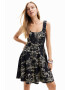 DESIGUAL Rochie mini cu imprimeu abstract - Pled.ro