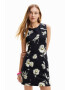 DESIGUAL Rochie mini cu model floral - Pled.ro