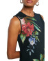 DESIGUAL Rochie mini evazata cu model floral - Pled.ro