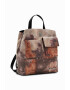 DESIGUAL Rucsac de piele ecologica cu model - Pled.ro