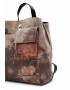 DESIGUAL Rucsac de piele ecologica cu model - Pled.ro