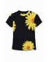 DESIGUAL Tricou crop cu model grafic - Pled.ro