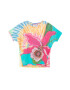 DESIGUAL Tricou cu imprimeu tie-dye si floare tropicala - Pled.ro