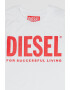 Diesel Bluza de bumbac cu imprimeu logo supradimensionat - Pled.ro