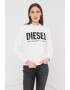 Diesel Bluza sport cu decolteu la baza gatului si imprimeu logo supradimensionat F-Angs - Pled.ro