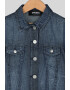 Diesel Camasa din denim cu broderii florale - Pled.ro