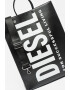 Diesel Geanta shopper unisex de piele cu logo - Pled.ro