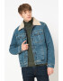 Diesel Jacheta de denim cu guler din blana shearling Uniko - Pled.ro