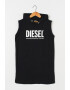 Diesel Rochie cu gluga si imprimeu logo - Pled.ro