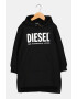 Diesel Rochie-hanorac asimetrica cu buzunar kangaroo - Pled.ro