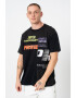 Diesel Tricou cu aplicatii si imprimeu text Wallace - Pled.ro