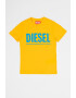 Diesel Tricou de bumbac cu imprimeu logo - Pled.ro