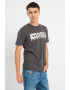 Diesel Tricou de bumbac cu logo cu aspect patat - Pled.ro