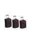 Diplomat Set Trolere 2 Roti ZC- 6100 3 Piese Maro - Pled.ro