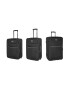 Diplomat Set Trolere ZC 3002 - 3 Piese Negru - Pled.ro