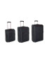 Diplomat Set Trolere ZC 6039 3 Piese Negru - Pled.ro