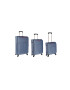 Diplomat Set Trolere ZC 6040 4 Roti 3 Piese Albastru - Pled.ro