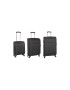 Diplomat Set Trolere ZC 6040 4 Roti 3 Piese Negru - Pled.ro