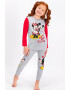 Disney Pijama cu imprimeu Mickey si Minnie Mouse - Pled.ro