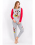 Disney Pijama cu imprimeu Mickey si Minnie Mouse - Pled.ro