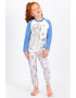 Disney Pijama cu tematica Frozen si maneci raglan - Pled.ro