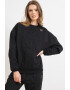 DKNY Bluza de trening supradimensionata de bumbac cu logo - Pled.ro