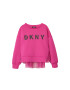 DKNY Bluza sport cu terminatie peplu din tul - Pled.ro