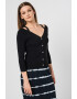 DKNY Cardigan cu decolteu in V si aspect striat - Pled.ro