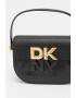 DKNY Geanta crossbody din piele cu aplicatie logo - Pled.ro