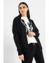 DKNY Hanorac cu fermoar si maneci raglan pentru fitness - Pled.ro