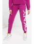 DKNY Pantaloni sport cu imprimeu logo pentru fitness - Pled.ro