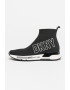 DKNY Pantofi sport cu parte superioara tricotata si imprimeu logo Nona - Pled.ro