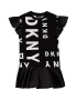 DKNY Rochie cu maneci scurte si imprimeu logo - Pled.ro