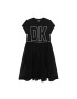 DKNY Rochie evazata cu imprimeu logo - Pled.ro