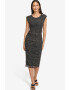 DKNY Rochie midi cambrata cu model - Pled.ro