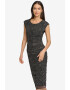 DKNY Rochie midi cambrata cu model - Pled.ro