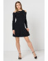 DKNY Rochie mini cu decupaj pe umar - Pled.ro