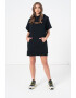 DKNY Rochie tip hanorac scurt cu imprimeu logo - Pled.ro