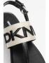 DKNY Sandale sligback cu bareta separatoare Amber - Pled.ro