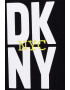 DKNY Tricou cu decolteu la baza gatului si imprimeu logo - Pled.ro