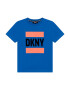 DKNY Tricou cu decolteu la baza gatului si imprimeu logo - Pled.ro