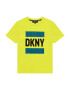 DKNY Tricou cu decolteu la baza gatului si imprimeu logo - Pled.ro