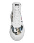 DOGO SHOES Pantofi sport mid-high din piele ecologica cu imprimeu Love Me - Pled.ro