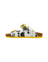 DOGO SHOES Papuci din piele ecologica Monochrome Cats - Pled.ro