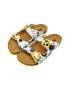 DOGO SHOES Papuci din piele ecologica Monochrome Cats - Pled.ro